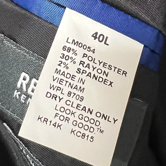 Kenneth Cole Suit Black